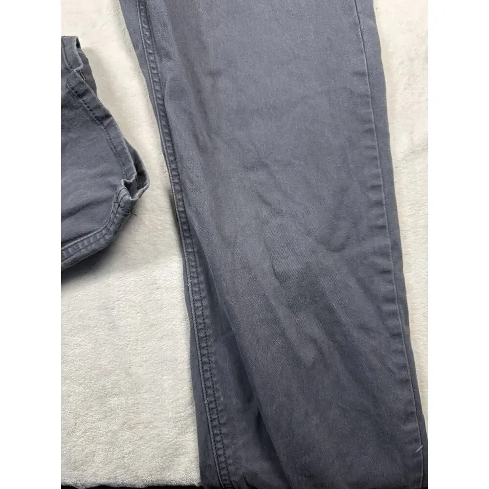 Wrangler Straight Fit Gray Jeans Men’s 31x30 Stretch Casual Pants